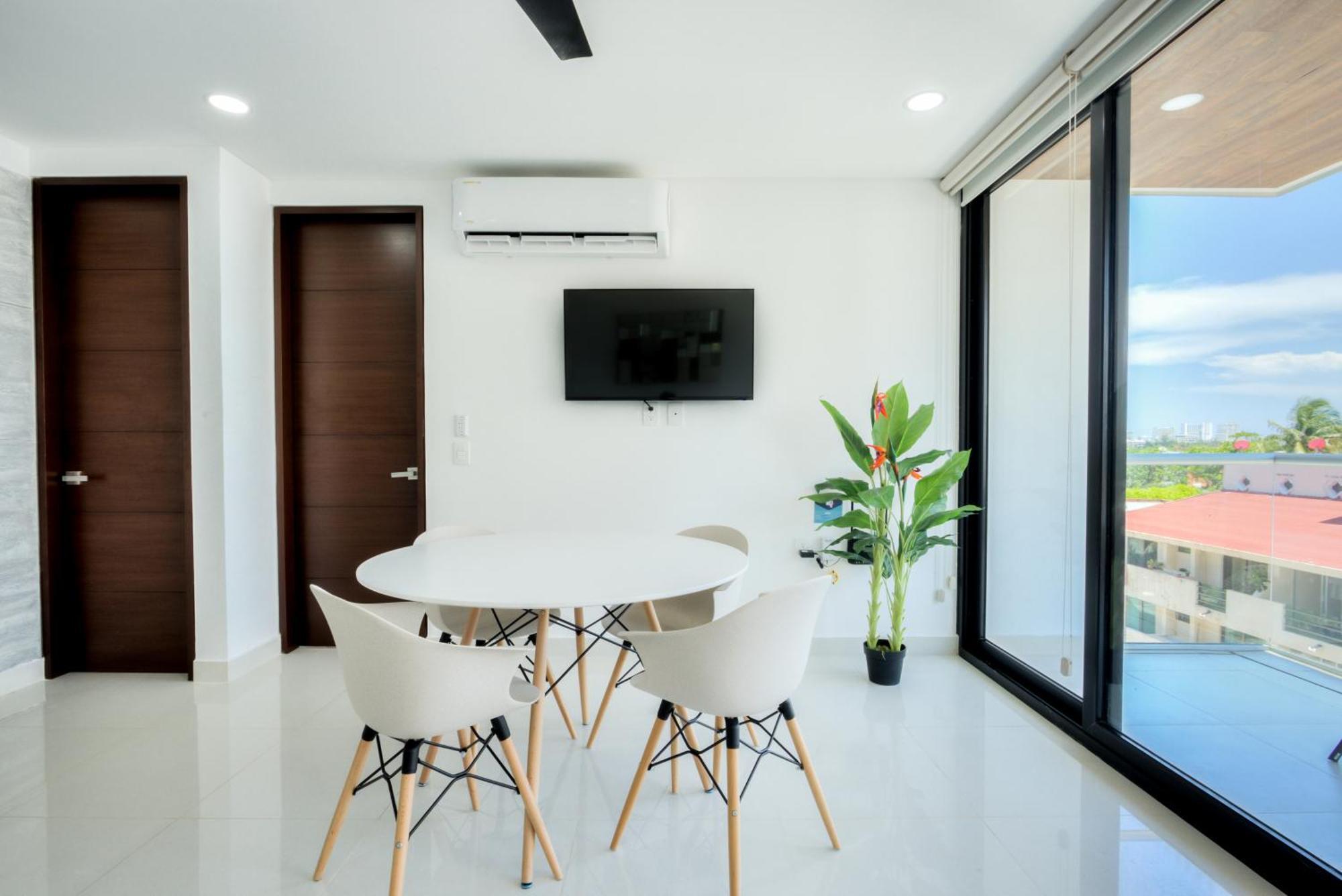 Apartment Departamento En Zona Hotelera Con Acceso A Alberca En Rooftop *