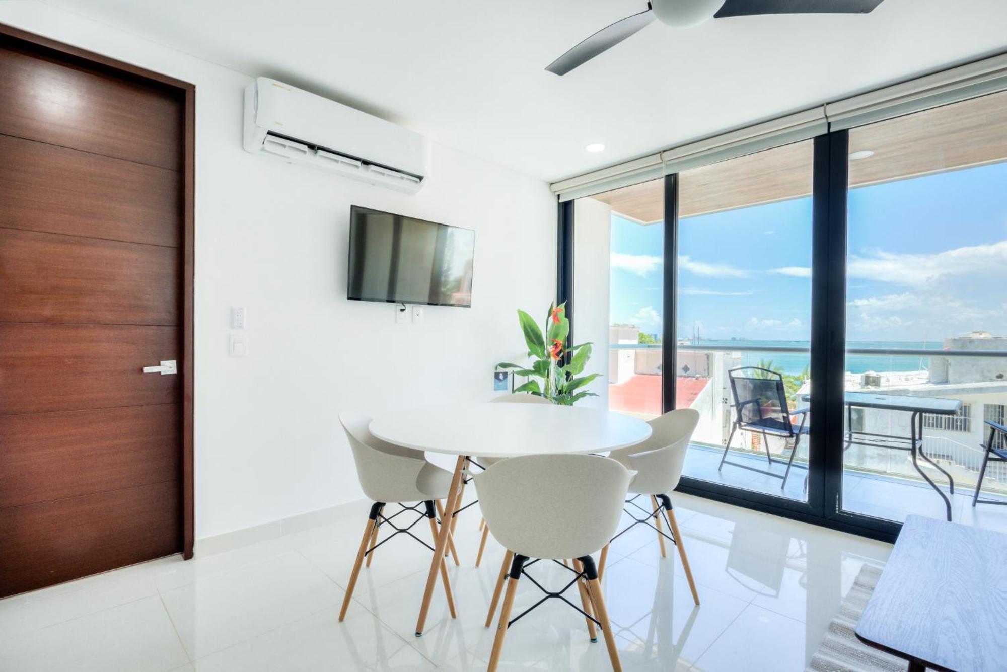 Departamento En Zona Hotelera Con Acceso A Alberca En Rooftop Apartment