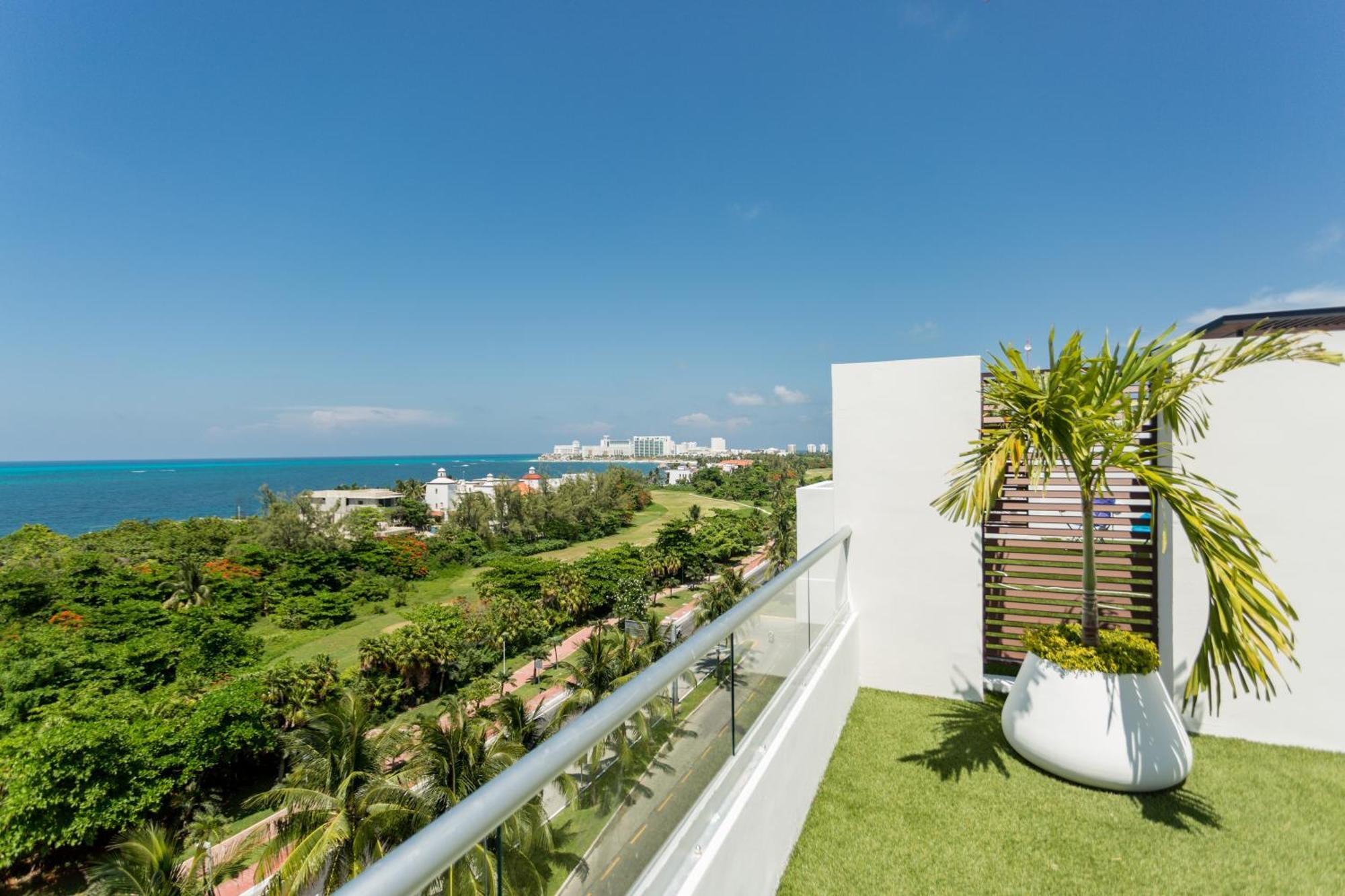 Departamento En Zona Hotelera Con Acceso A Alberca En Rooftop Apartment Cancun